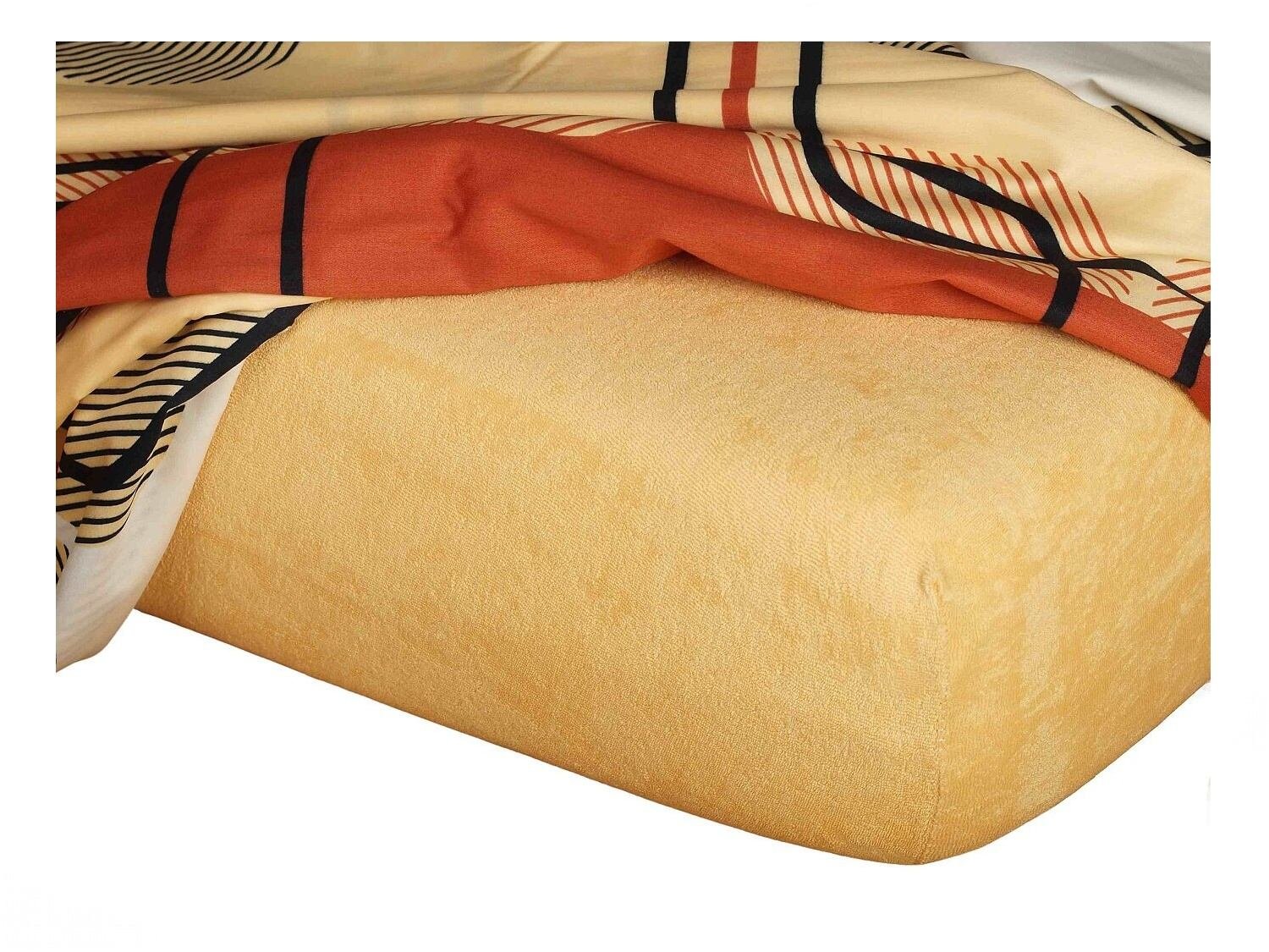 Dadka Prześcieradło frotte okr 60x120x10 cm