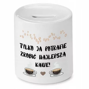 DLA BARISTY PREZENT SKARBONKA NAJLEPSZĄ KAWE z Nadrukiem ze Zdjęciem - Skarbonki - miniaturka - grafika 1