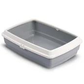 Kuwety dla kotów - Kuweta Otwarta Z Ramką Dla Kota Na Żwirek 42X33 Cm - miniaturka - grafika 1