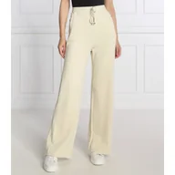 Dresy damskie - Patrizia Pepe Spodnie dresowe | flare fit - miniaturka - grafika 1