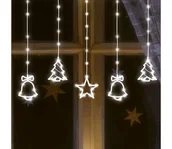 Oświetlenie świąteczne - LED Zewnętrzny łańcuch bozonarodzeniowy 186xLED 7m IP44 zimna biel - miniaturka - grafika 1