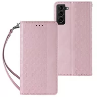 Etui i futerały do telefonów - Etui Strap Braders Case do Samsung Galaxy S22 Plus różowy - miniaturka - grafika 1