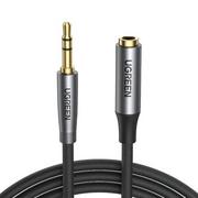 Kable - UGREEN Kabel AV190 Przedłużacz audio AUX jack 3.5mm 3m czarny UGR1070BLK - miniaturka - grafika 1