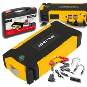 Urządzenia Rozruchowe - Jump startery - JUMP STARTER urządzenie ROZRUCHOWE powerbank DO SAMOCHODU buster ZESTAW - miniaturka - grafika 1