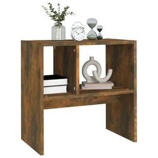 Lumarko Stolik boczny, przydymiony dąb, 50x30x50 cm - Ławy i stoliki kawowe - miniaturka - grafika 6