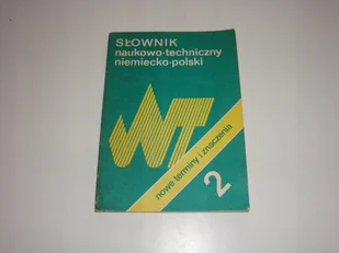 Słownik Naukowo-Techniczny Niemiecko-Polski 2 - Pozostałe języki obce - miniaturka - grafika 1