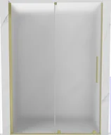 Ścianki i drzwi prysznicowe - Mexen Velar drzwi prysznicowe rozsuwane 160 cm, szron, złote szczotkowane - 871-160-000-31-55 - miniaturka - grafika 1