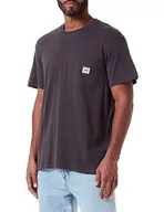 Koszulki męskie - Lee Ww Pocket Tee T-shirt męski, czarny, S - miniaturka - grafika 1