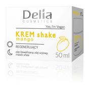 Kremy do twarzy - Delia Krem Shake regenerujący mango 50 ml - miniaturka - grafika 1