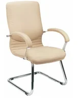 Fotele i krzesła biurowe - Fotel Nowy Styl NOVA WOOD STEEL CF LB chrome - miniaturka - grafika 1