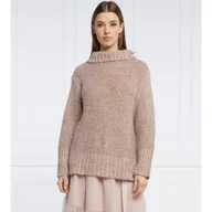 Swetry damskie - Joop! Sweter | Regular Fit | z dodatkiem wełny - miniaturka - grafika 1