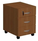 Meble do szkół i przedszkoli - Kontener do biurka typ B z 3 szufladami 560x400x500 mm - miniaturka - grafika 1
