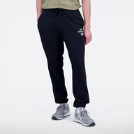 Spodnie damskie - Spodnie męskie New Balance MP31515BK  czarne - miniaturka - grafika 1