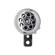 Akcesoria do układu elektrycznego - cyclingcolors Chromowany klakson 12 V 66 mm 105 dB stal motocykl motorower skuter rogi sygnałowe - miniaturka - grafika 1