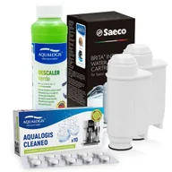 Akcesoria i części do ekspresów do kawy - Zestaw Do Saeco Philips, Intenza+ 2 szt, Odkamieniacz Verde 750ml, Tabletki Cleaneo 10 szt. - miniaturka - grafika 1