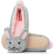 Kapcie damskie - Lekkie baletki domowe balerinki kapcie damskie w postaci myszki roz. 38/39 - miniaturka - grafika 1