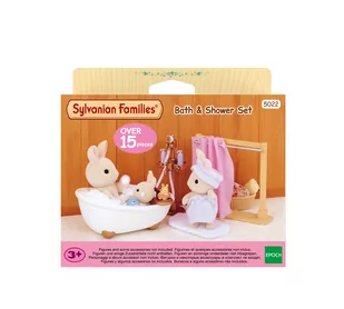 Sylvanian Families Epoch figurki Zestaw do kąpieli - Figurki dla dzieci - miniaturka - grafika 1