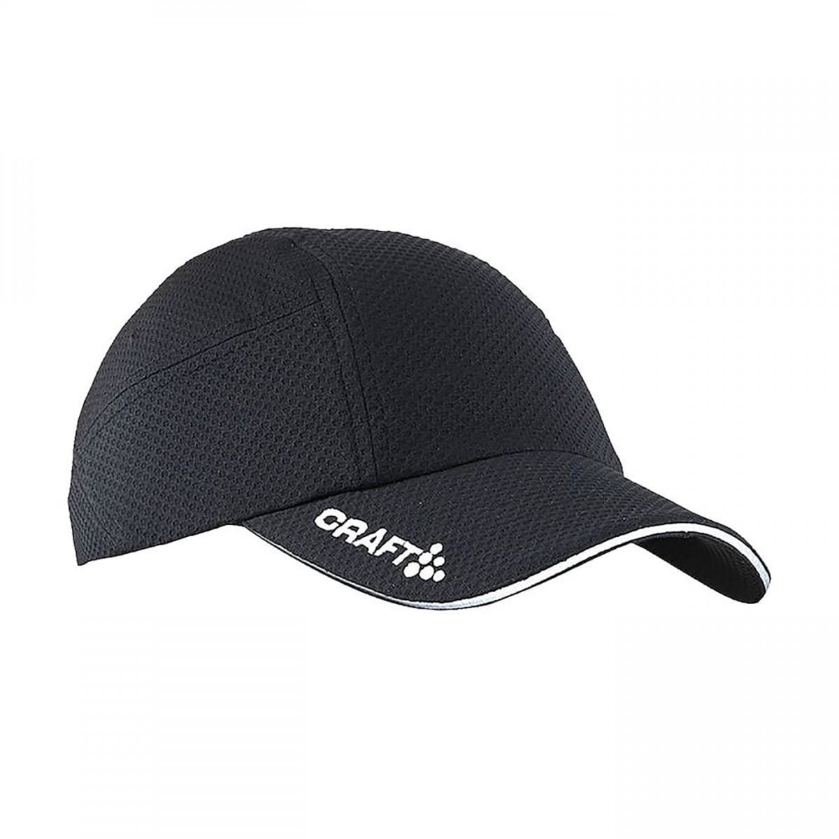 Czapka z daszkiem RUN CAP BLACK