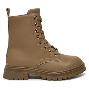 Trapery Tommy Hilfiger Lace-Up Bootie T3A5-33568-0092 S Brązowy - Buty dla dziewczynek - miniaturka - grafika 1