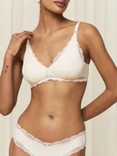 Biustonosze ciążowe - Triumph Biustonosz "Fortuna" w kolorze kremowym do karmienia - miniaturka - grafika 1