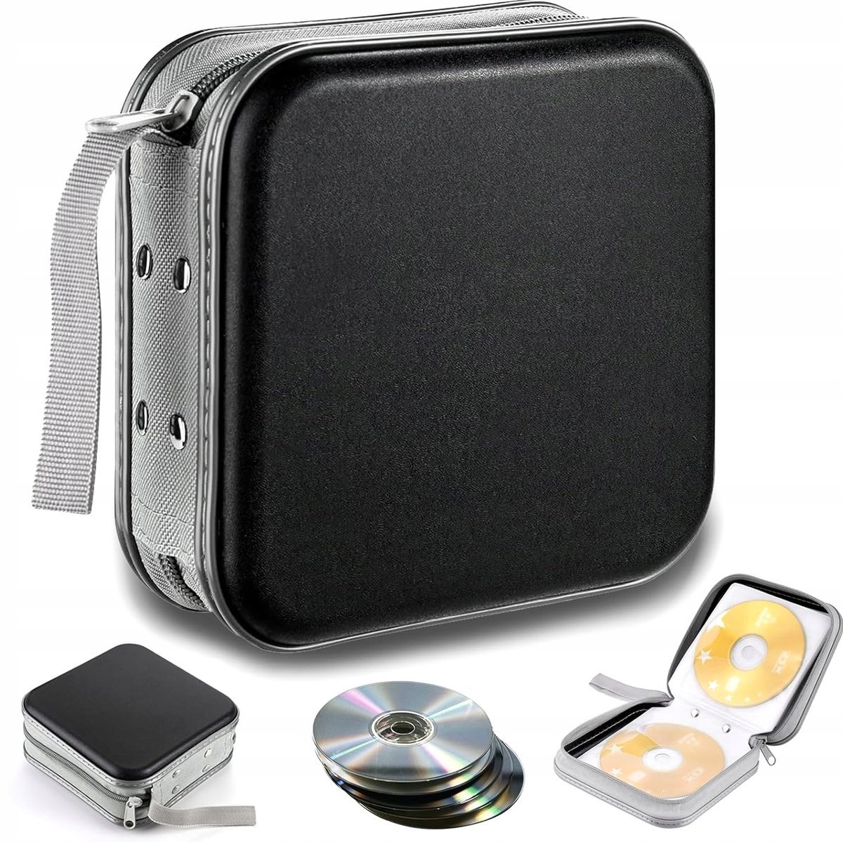 ETUI 40 PŁYT CD DVD ORGANIZER POKROWIEC ETU CD ZAMEK