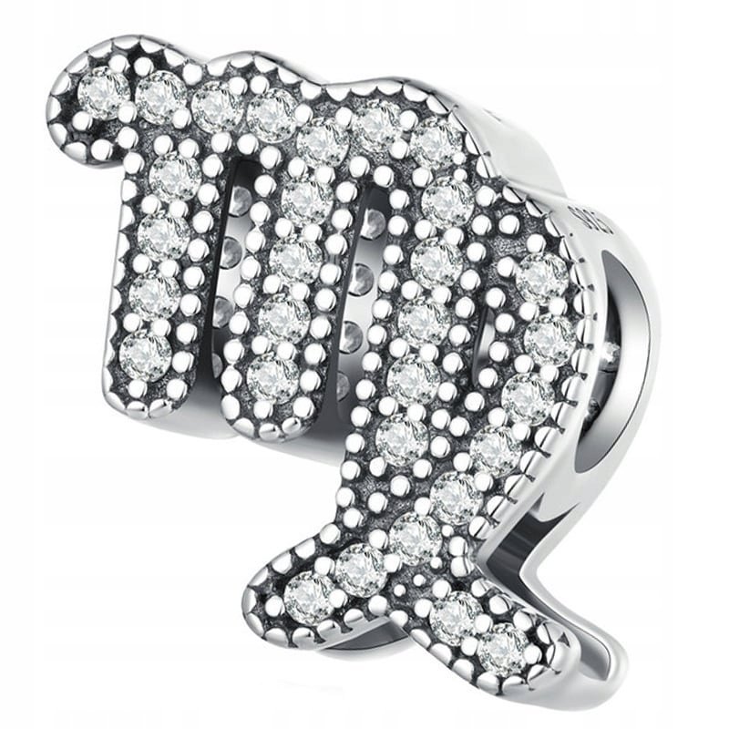 Charms Zawieszka Charms Znak Zodiaku Panna Srebro 925 Charmsy Trusky