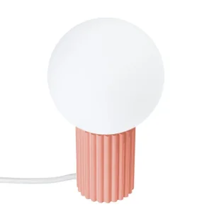 Brzoskwiniowa lampka nocna dekoracyjna - K601-Buble - Lampy stojące - miniaturka - grafika 1