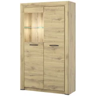 Witryny - Witryna Niska 1D1W Sapori Mebel Bos Dąb Navarra - miniaturka - grafika 1