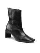 Botki damskie - Simple Botki SL-04-02-000101 Czarny - miniaturka - grafika 1