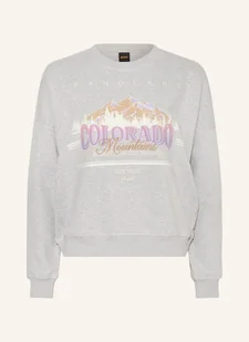 Boss Bluza Nierozpinana Eland grau - BOSS - Bluzy damskie - miniaturka - grafika 1