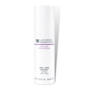 JANSSEN COSMETICS AHA + BHA Exfoliator Peeling z AHA + BHA 30ml - Peelingi i scruby do twarzy - miniaturka - grafika 1