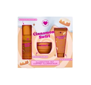 Makeup Revolution Cinnamon Swirl zestaw prezentowy masełko do ciała 65 ml + żel pod prysznic 50 ml + mgiełka 100 ml - Zestawy kosmetyków damskich Makeup Revolution Cinnamon Swirl zestaw prezentowy masełko do ciała 65 ml + żel pod prysznic 50 ml + mgiełka 100 ml - Zestawy kosmetyków damskich - miniaturka - grafika 1