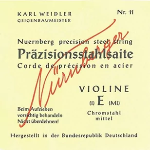 Nürnberger Struny skrzypcowe precyzja rdzeń A 3/4 74 - Akcesoria do instrumentów smyczkowych - miniaturka - grafika 1