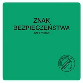 Systemy ekspozycyjne i znaki informacyjne - AC501 ZNAK BEZPIECZEŃSTWA, FN - FOLIA SAMOPRZYLEPNA; (200X200MM) - miniaturka - grafika 1