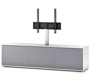 Sonorous STUDIO161 Szafka audio video z uchwytem na telewizor ST161-T-WHT-GRY-BS 7st161twhtgrybs - Szafki RTV - miniaturka - grafika 1