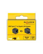 Karty sieciowe - Karta sieciowa Delock USB-C 3.1 1X RJ45 1GB 66462 - miniaturka - grafika 1