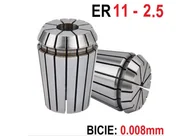 Tuleje - Tulejka zaciskowa ER11 FI 2,5mm Bicie 0,008mm CNC Professional - miniaturka - grafika 1