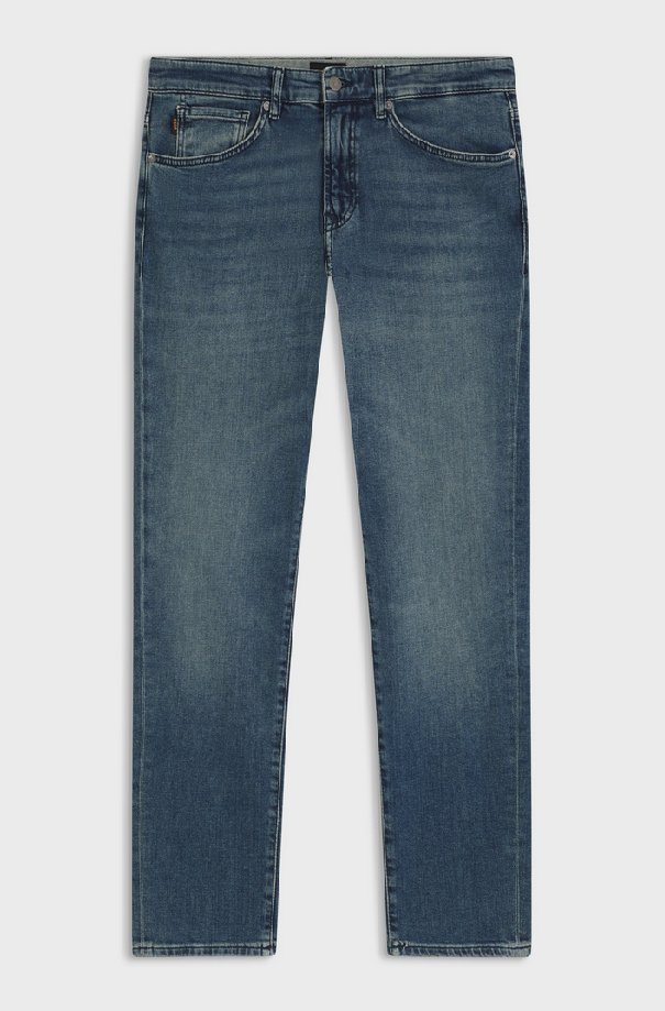 Jeansy męskie hugo boss jeans regular fit medio altro