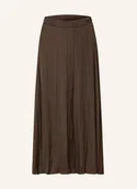 Spódnice - More & More Spódnica Satynowa braun - miniaturka - grafika 1