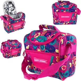 Lunch Bag Torba Termiczna Różowa Dziecięca - Lunch boxy - miniaturka - grafika 1