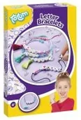 Zabawki kreatywne - Zestaw do robienia bransoletek Literki - miniaturka - grafika 1