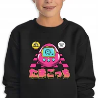 Bluzy dla dziewczynek - Bluza Dziecięca Czarna Różowe Tamagochi Mix Wiele Wzorów -152 Cm (12-13) - miniaturka - grafika 1