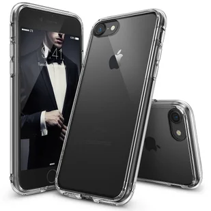 RINGKE Fusion Hybrydowe etui na Apple iPhone 7 4,7" BEZBARWNY NA TYŁ TWORZYWO SZTUCZNE - Etui i futerały do telefonów - miniaturka - grafika 1