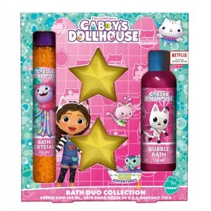 Gabby's Dollhouse Bath Duo Collection zestaw produktów do kąpieli 4szt - Zestawy kosmetyków damskich - miniaturka - grafika 1