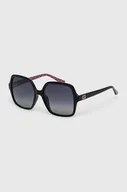Okulary przeciwsłoneczne - Guess okulary przeciwsłoneczne damskie kolor czarny GU7921_H_5701D - miniaturka - grafika 1