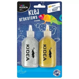 Derform Klej brokatowy 2 kolory 40g KIDEA DERF.KB2KA - Kleje biurowe - miniaturka - grafika 1