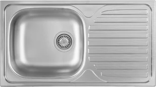 Zlew KERNAU KSS C 403 1B1D stal LEN - Zlewozmywaki - miniaturka - grafika 1
