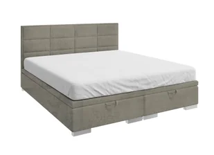 Łóżko Tapicerowane Pomoza 160X200 Kontynentalne Z Pojemnikiem Touch Me 01 Kremowe - Łóżka - miniaturka - grafika 1
