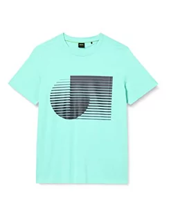 Koszulki męskie - BOSS T-shirt męski, Open Green344., XXL - grafika 1
