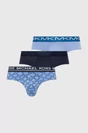 Majtki męskie - Michael Kors slipy 3-pack męskie kolor niebieski - miniaturka - grafika 1